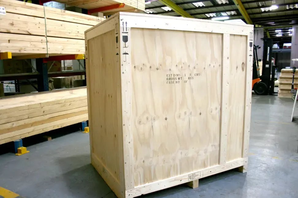 Bespoke crate packing