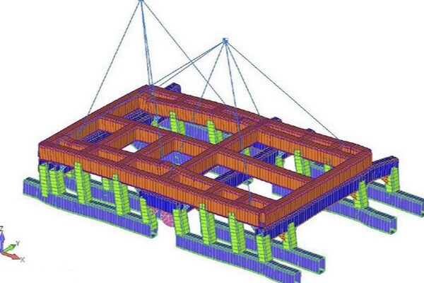 Vibration Sensitive Machine Base FEM