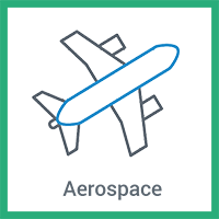 Aerospace Icon with Border