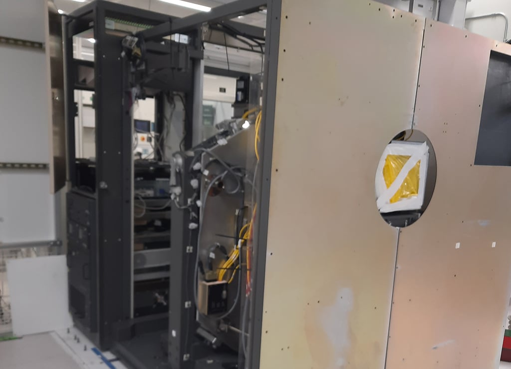 GSD Implanter Process Module and EFEM with Wiring Split and Labelled and Ready to Move