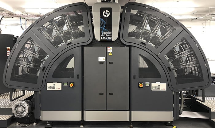HP T250 Print Press Installation
