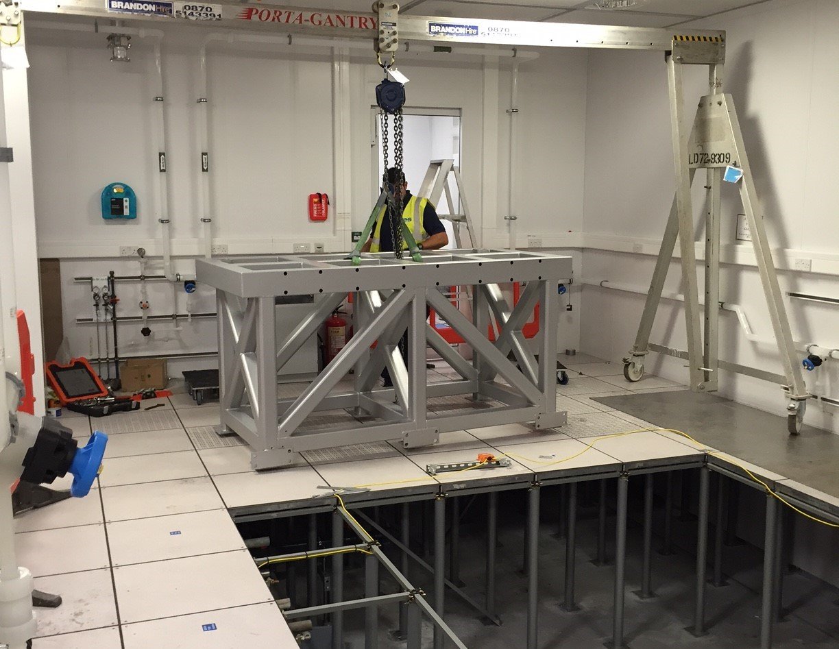 Structural_Machine_Base_Installation_at_University_of_Southampton