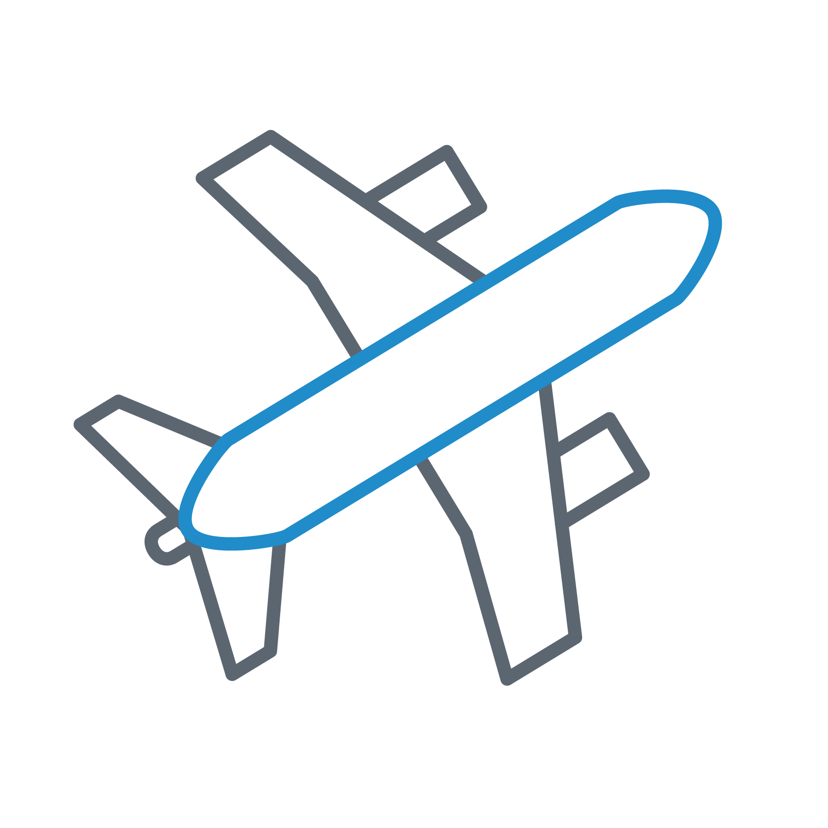 Defence and aerospace sector icon