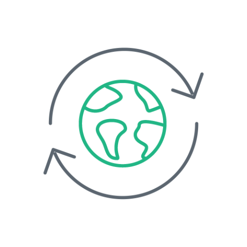 Global end-to-end partner icon